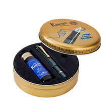 Kaweco Piston Al Sport NAVY fountain pen (with bottled ink)